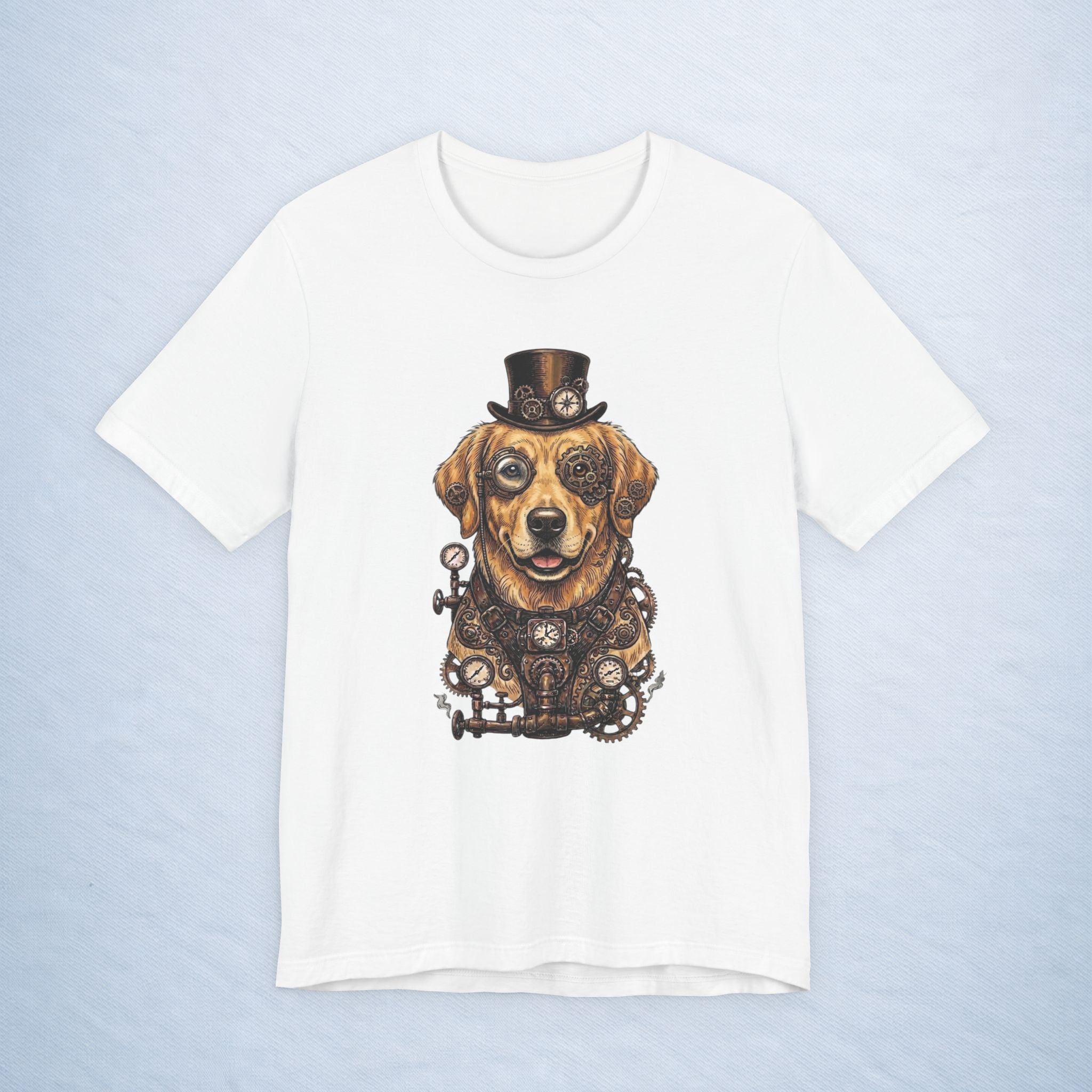 golden retriever: steampunk