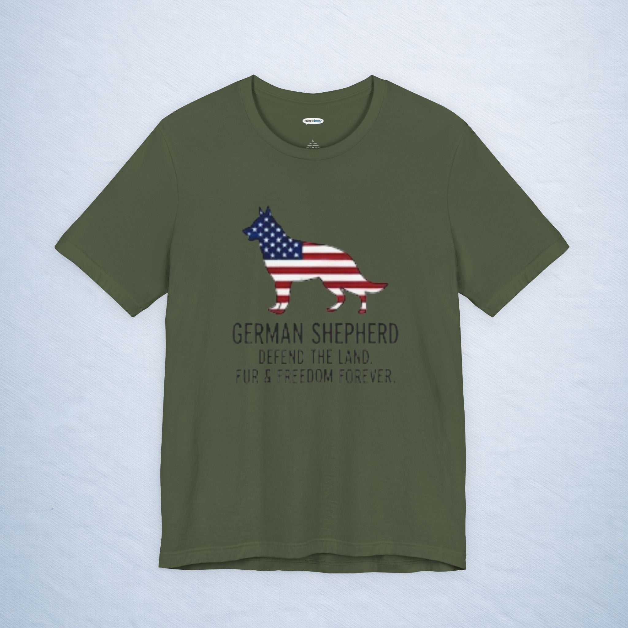 german shepard: fur and freedom forever