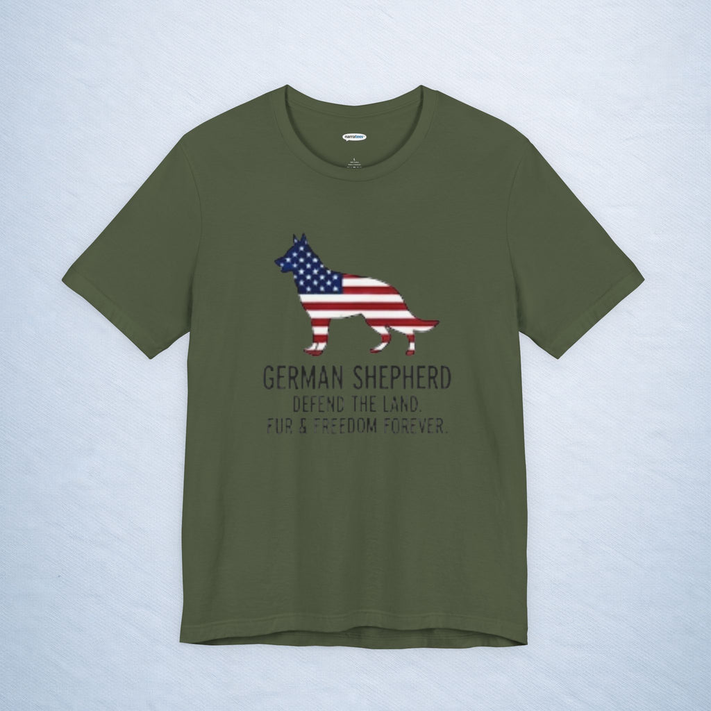 german shepard: fur and freedom forever