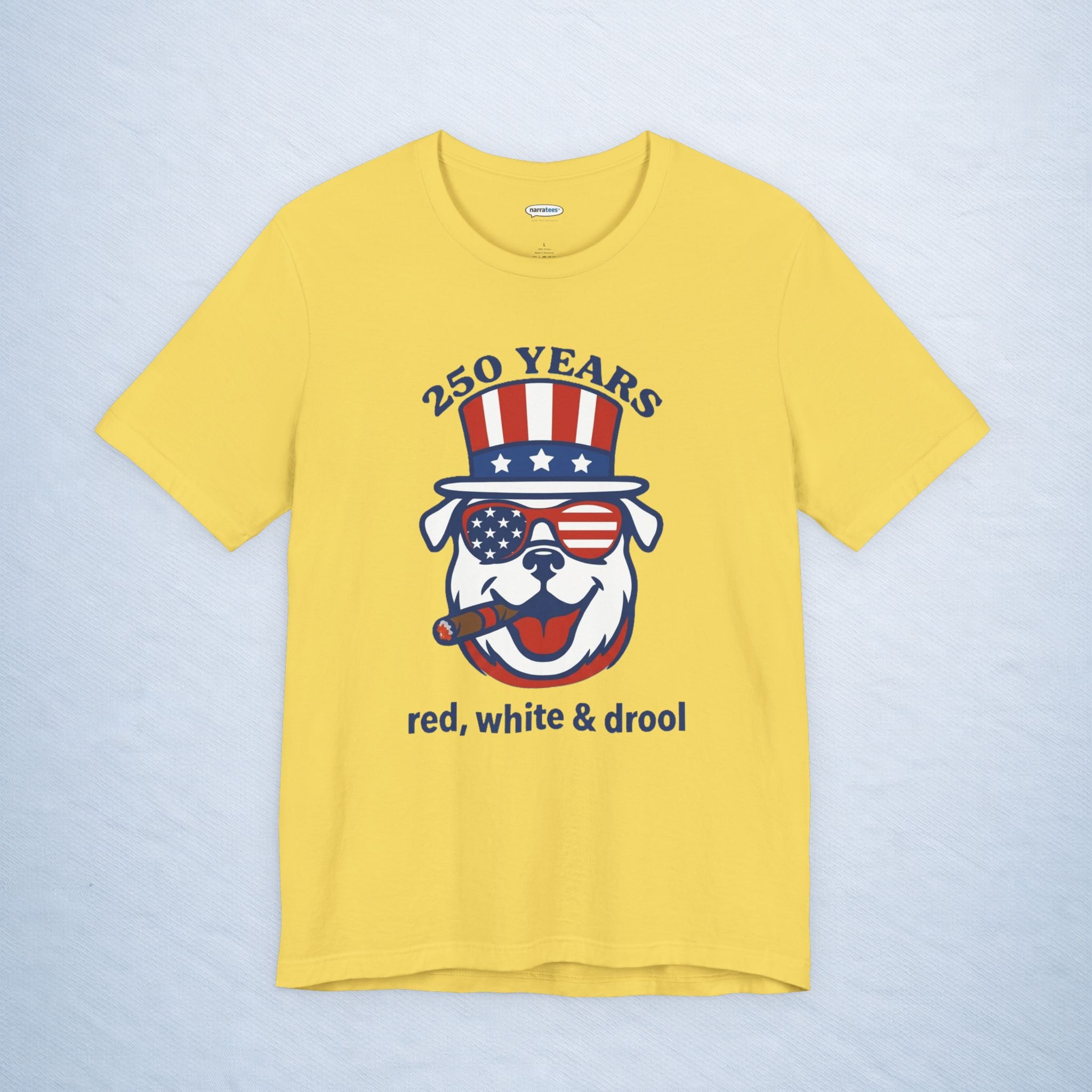 250 years red, white & drool