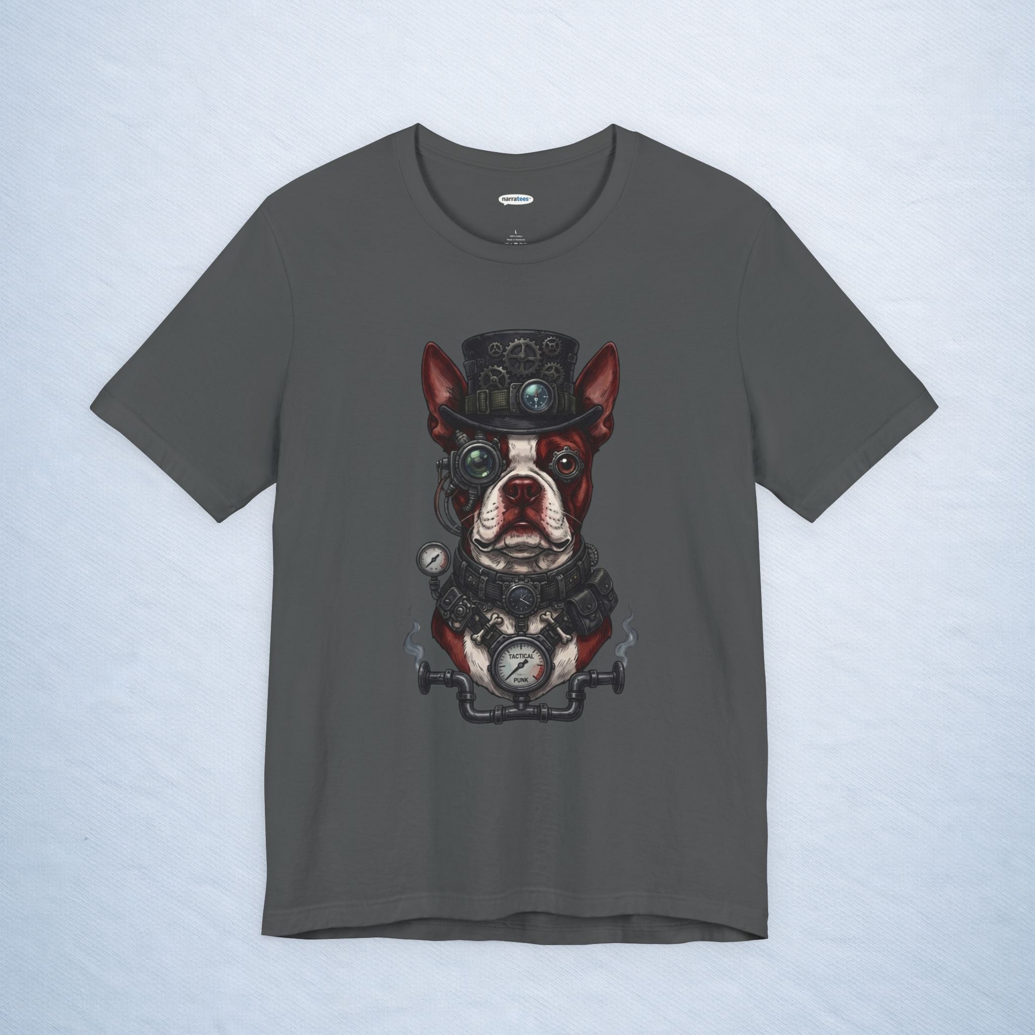 boston terrier: steampunk